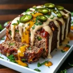 Smoky Jalapeño Popper Meatloaf