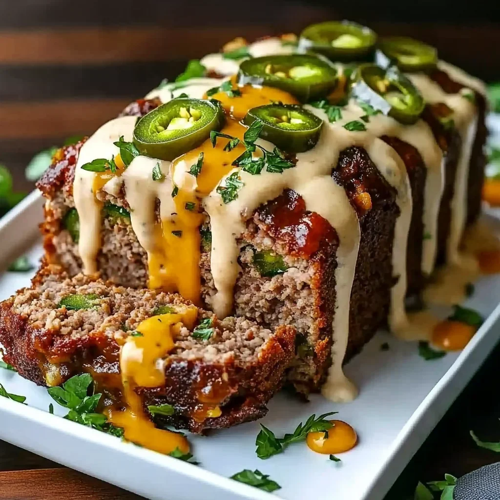 Smoky Jalapeño Popper Meatloaf