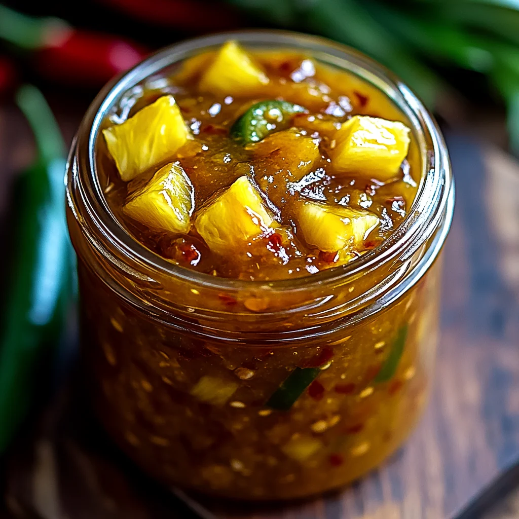 Spicy Pineapple Jalapeño Chutney Recipe