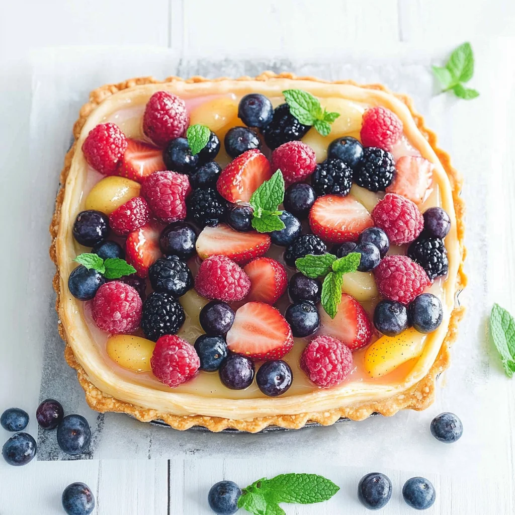 Summer Fruit Tart
