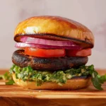 The Best Grilled Portobello Mushroom Burger