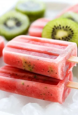 Watermelon Kiwi Popsicles