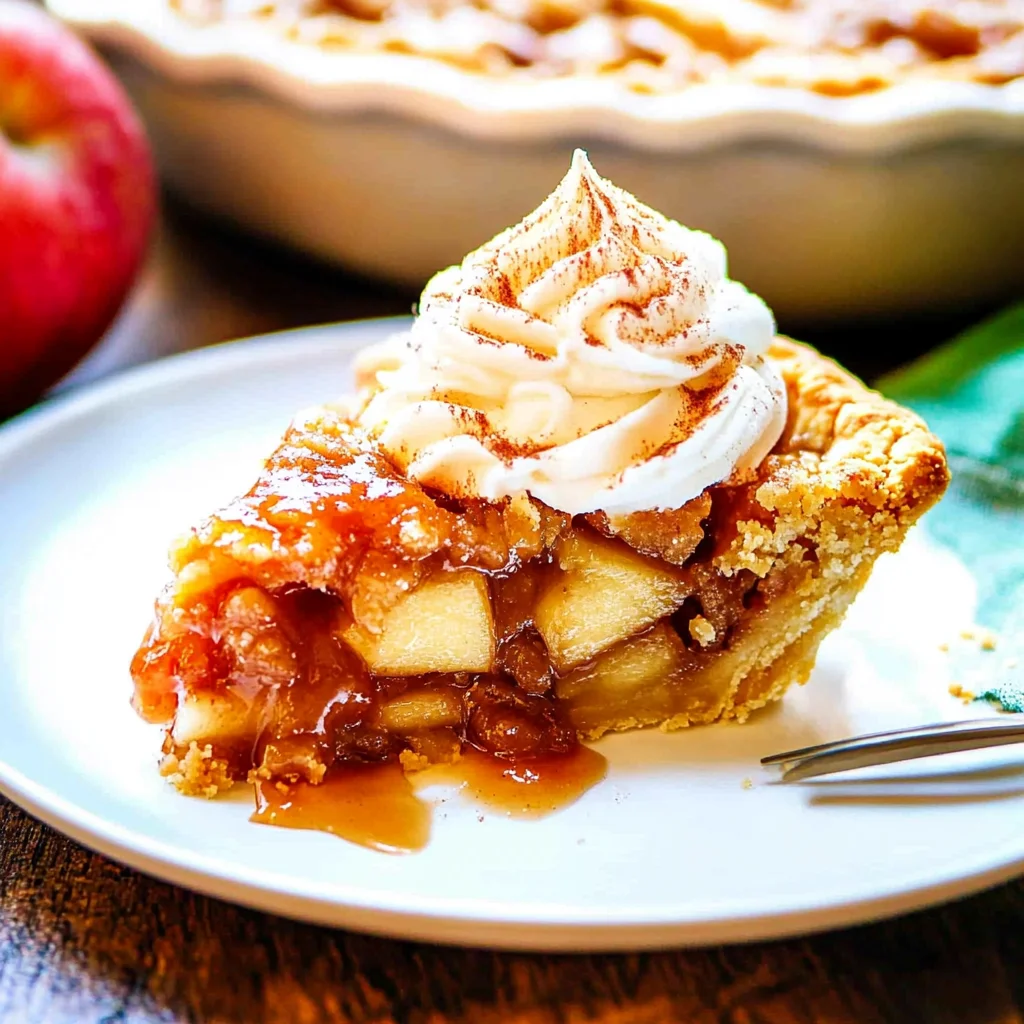 Apple Vanilla Extract (Alcohol-Free) Pie
