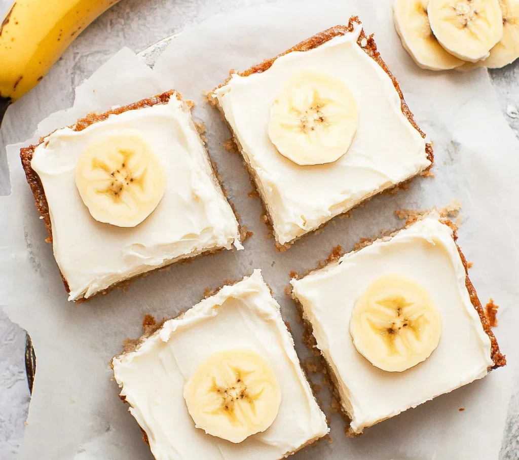 Banana Bars with Cream Cheese Frosting
