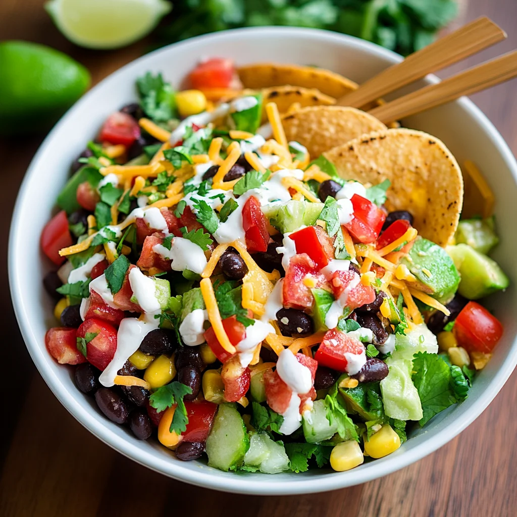 Black Bean Taco Salad