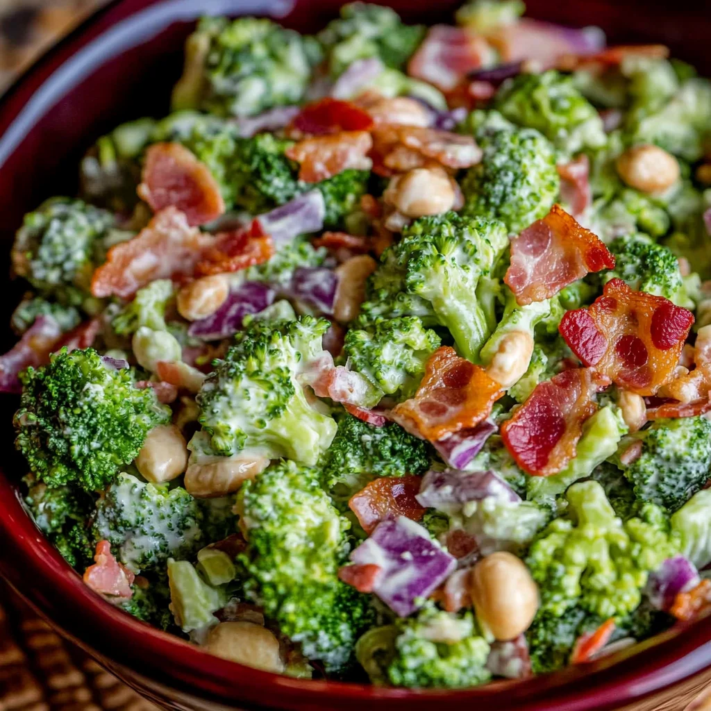 Broccoli Salad with Turkey Bacon Recipe