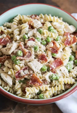 Chicken Turkey Bacon Ranch Pasta Salad