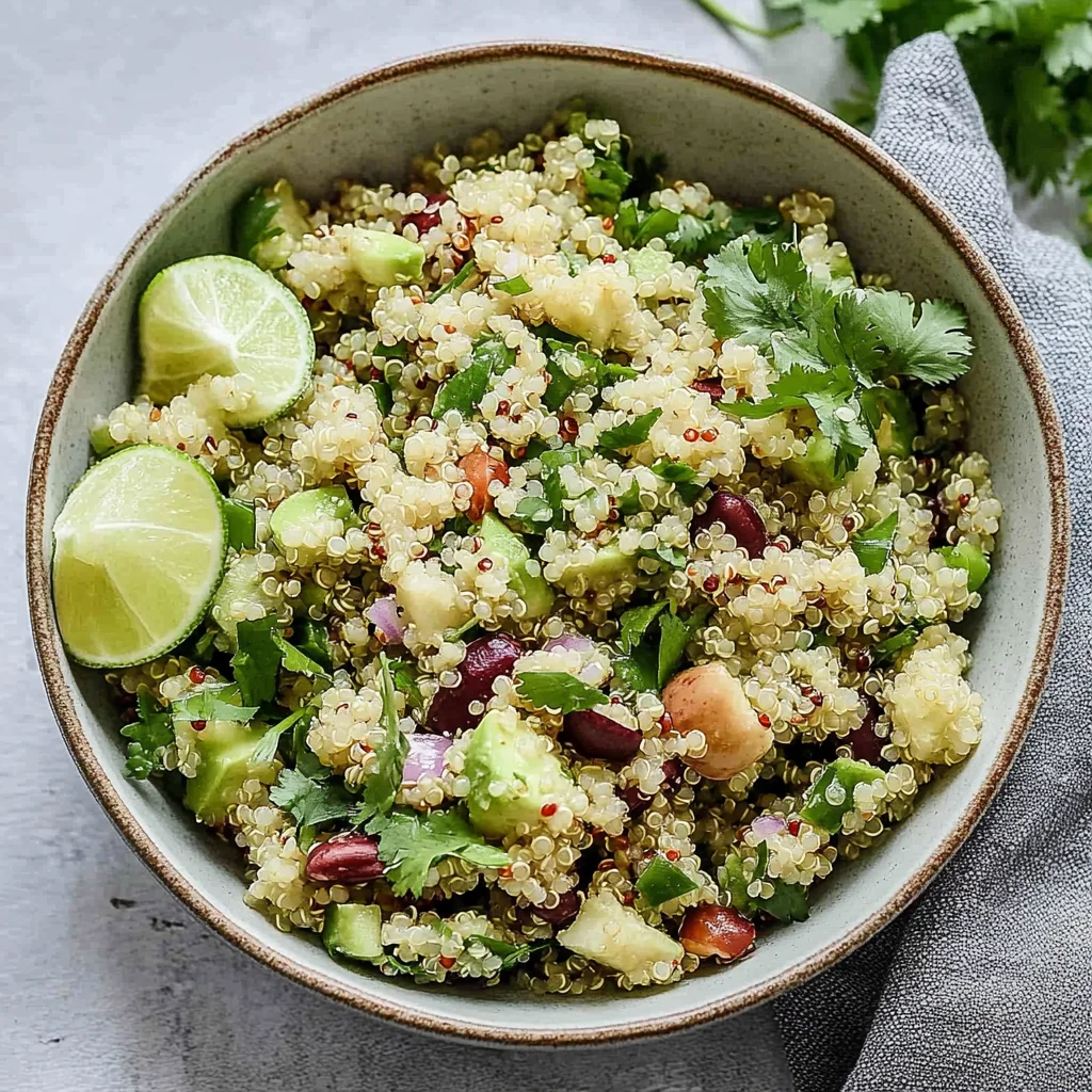 Cilantro Lime Quinoa Salad