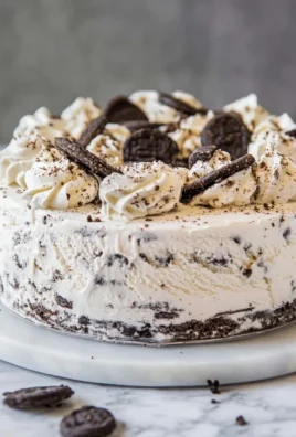 Cookies and Cream Ice Cream Cake
