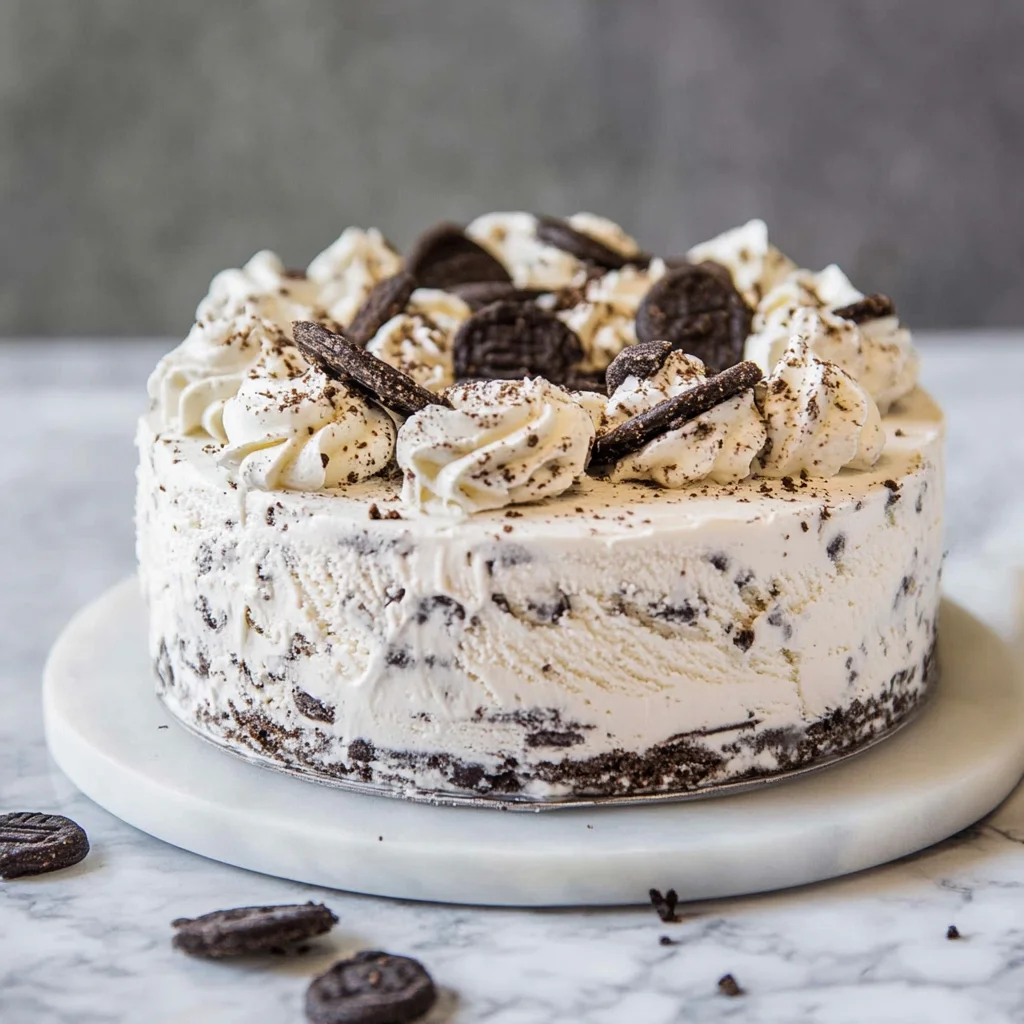 Cookies and Cream Ice Cream Cake