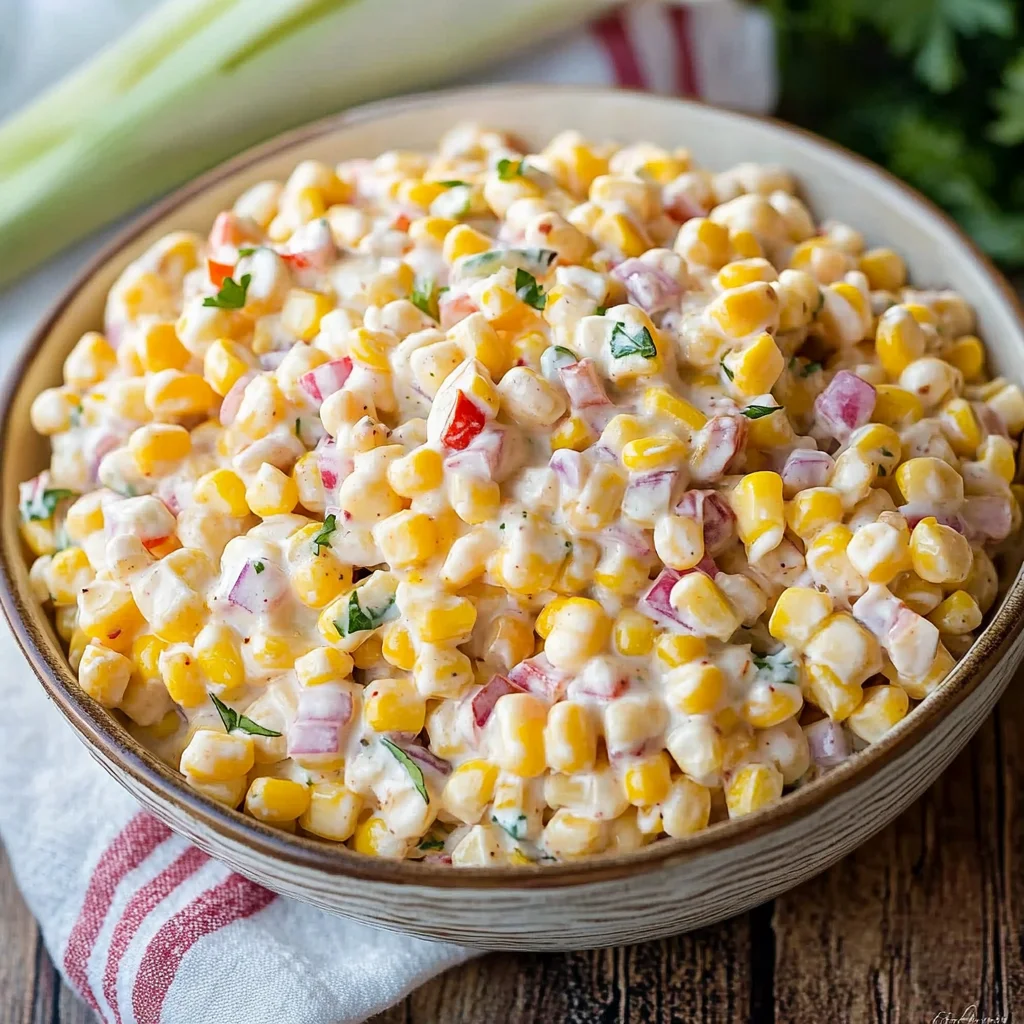 Creamy Corn Salad Recipe