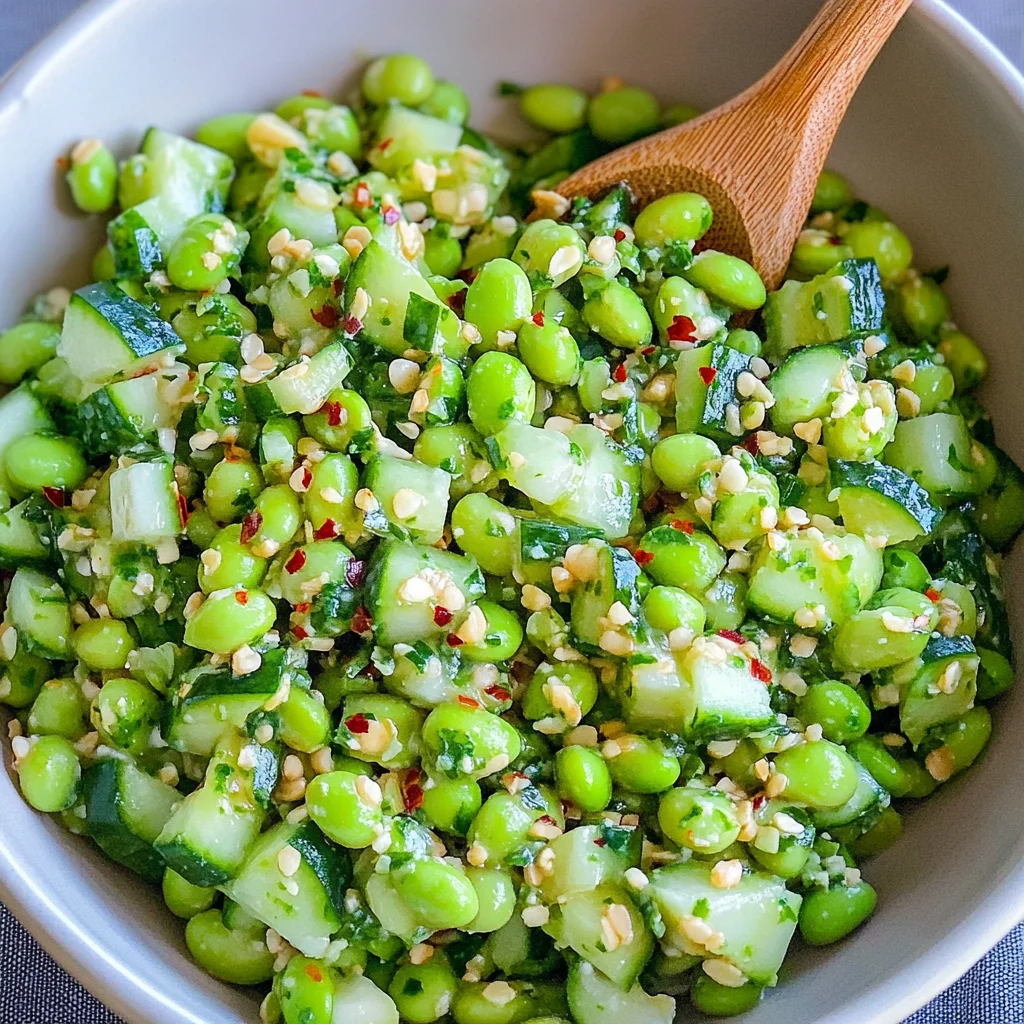 Cucumber Edamame Salad