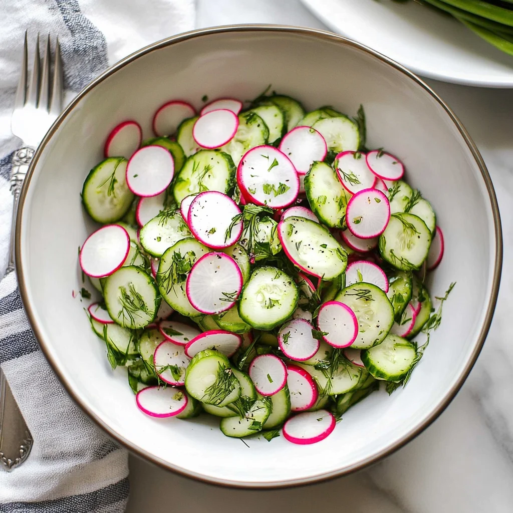 Cucumber Radish Salad