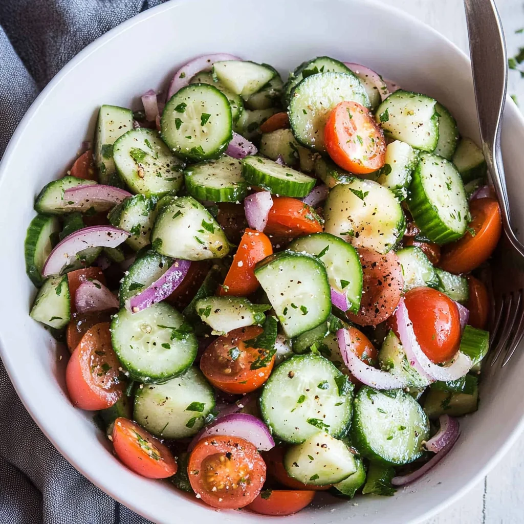 Cucumber Tomato Salad