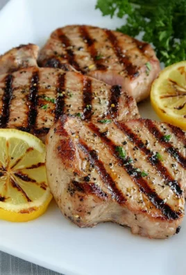 Easy Grilled Lemon Pepper beef Chops