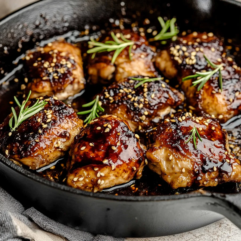 Fig Glazed Skillet Chicken