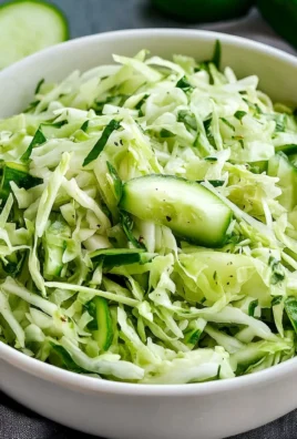 Green Cabbage Cucumber Salad
