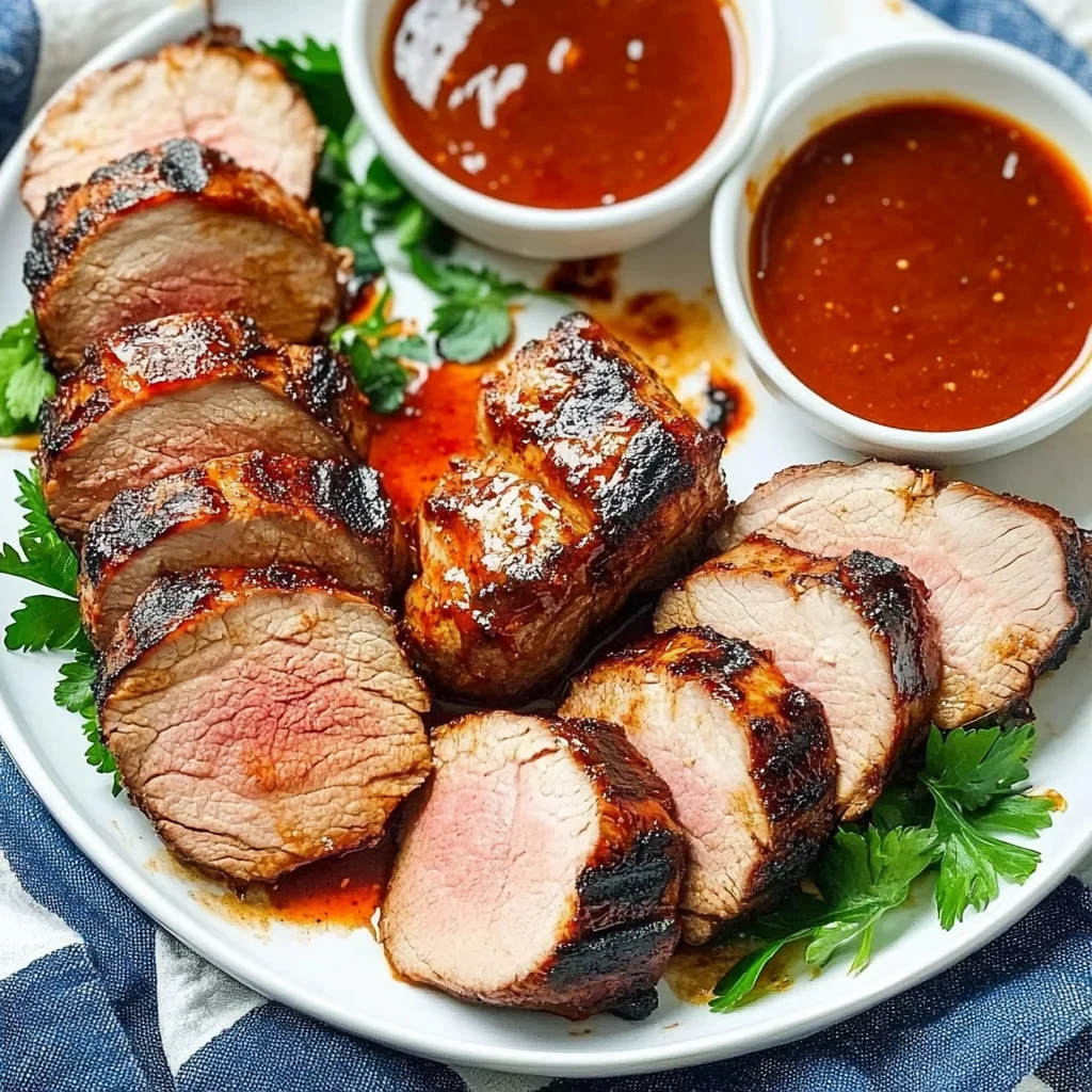 Grilled BBQ beef Tenderloin Recipe