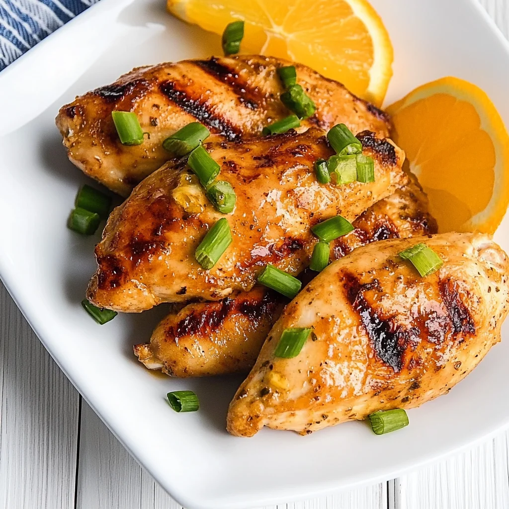 Grilled Citrus Garlic Chicken