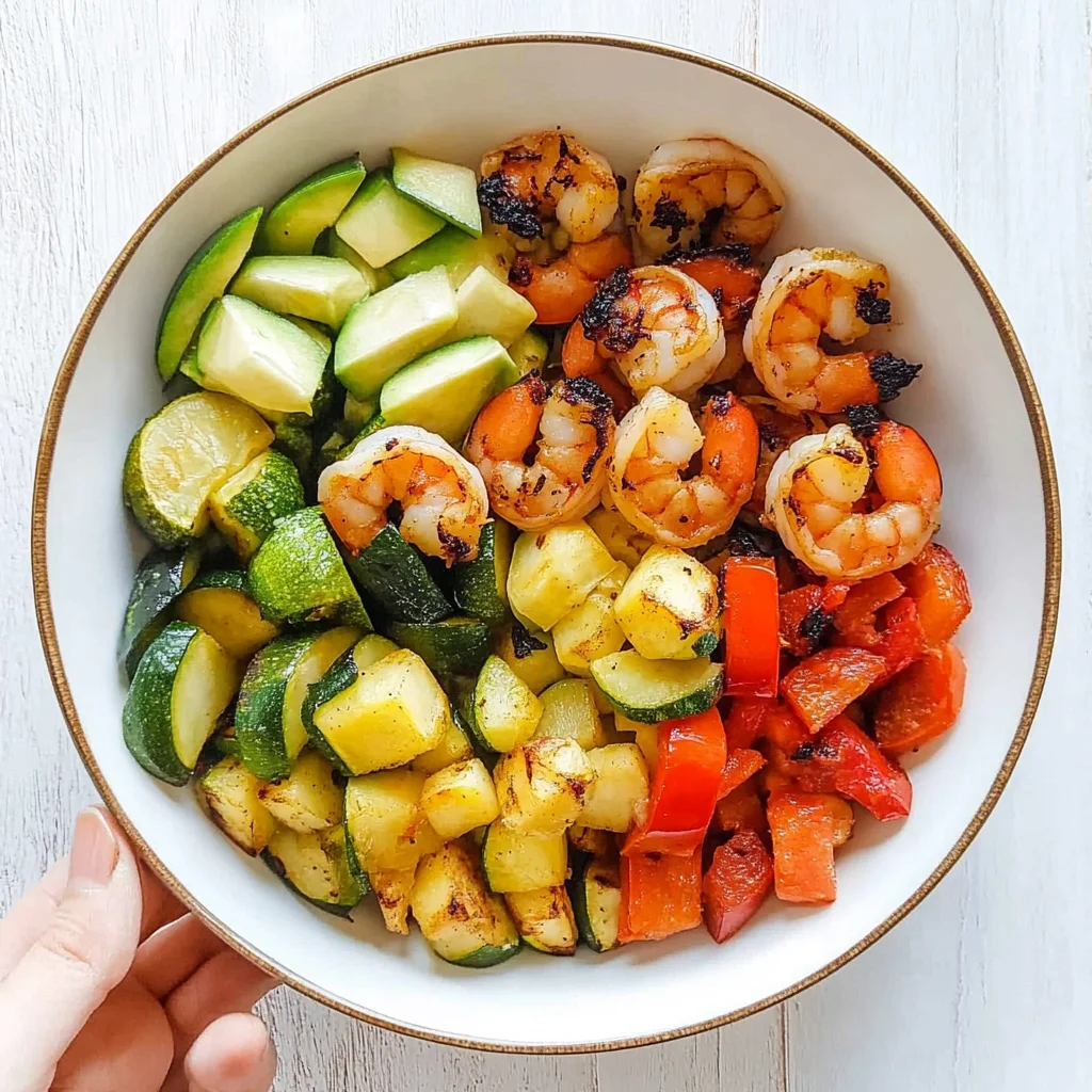 Grilled Shrimp and Vegetable Bowl