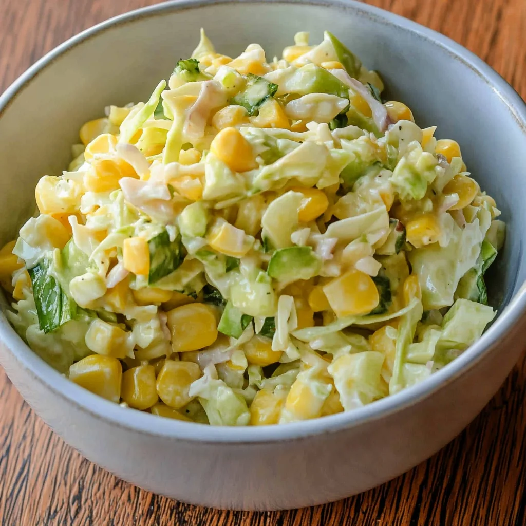 Jalapeno Corn Coleslaw