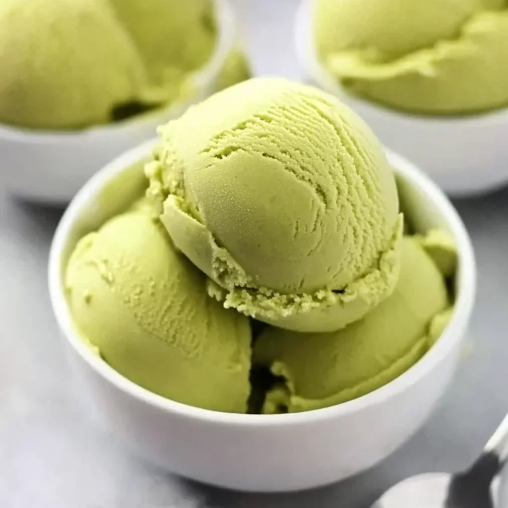 Key Lime Avocado Vegan Ice Cream