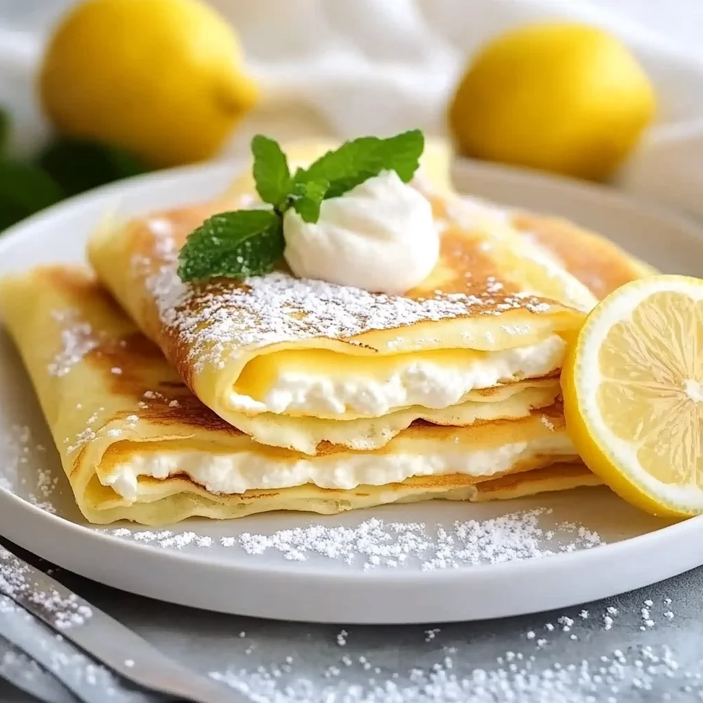 Lemon Ricotta Crepes