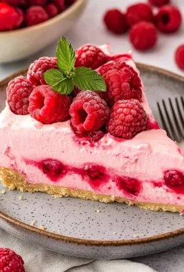 No Bake Raspberry Cheesecake