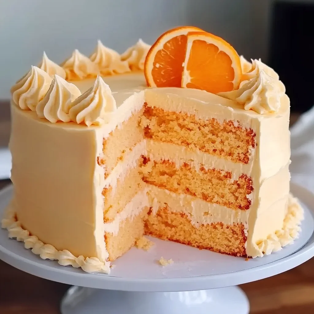 Orange Creamsicle Cake