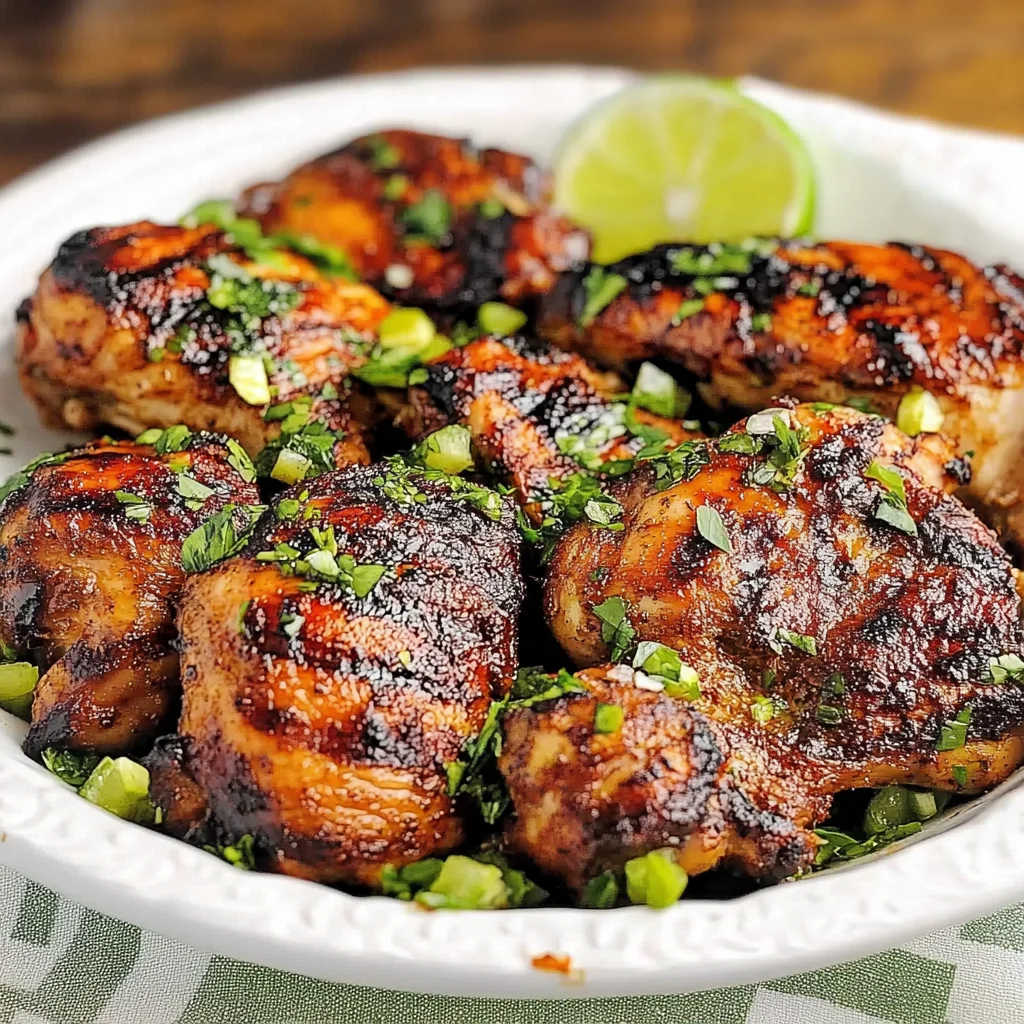 Southwestern Grilled Chicken Recipe with Lime Butter