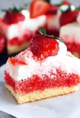 Strawberry Jello Poke Cake