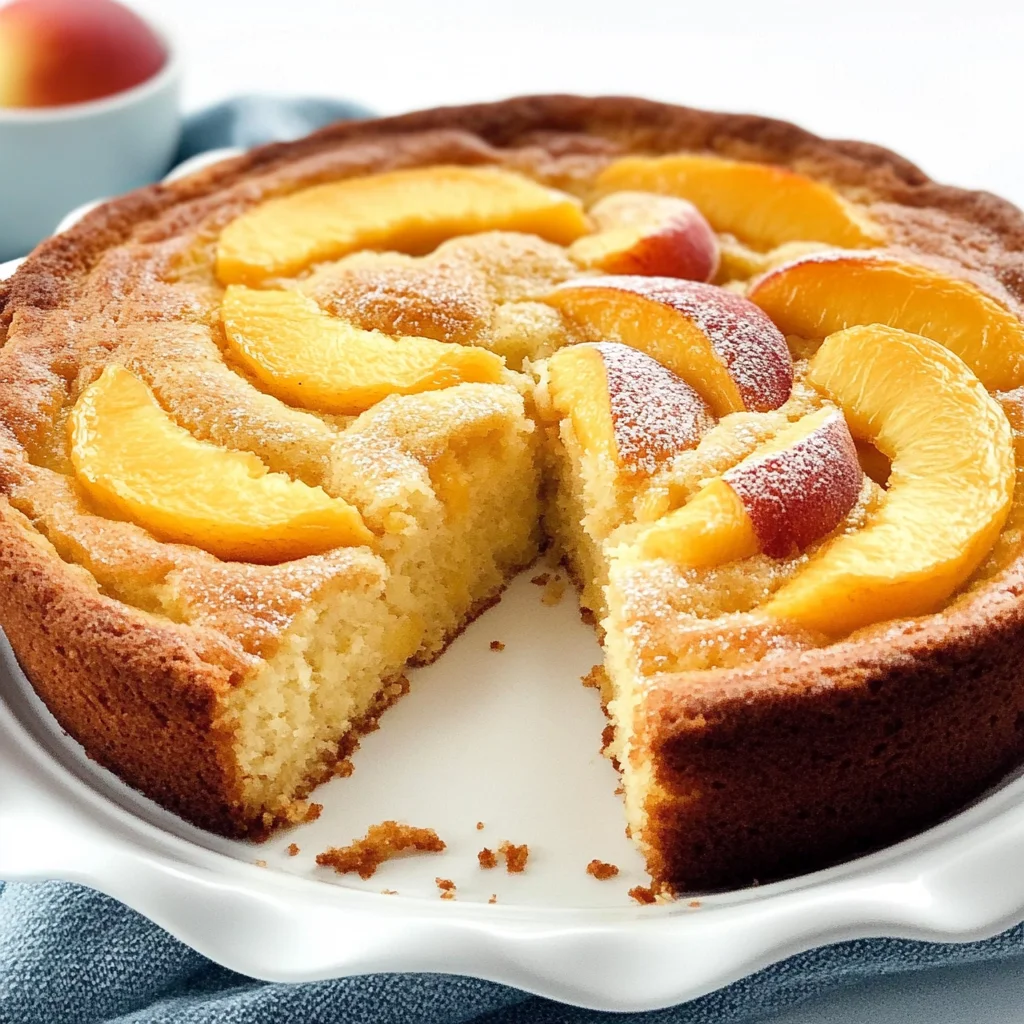 Summer Peach Cake (Simple + ScVanilla Extract (Alcohol-Free)ptious)
