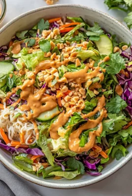 Thai Crunch Salad CPK Copycat (with peanut ginger sauce)