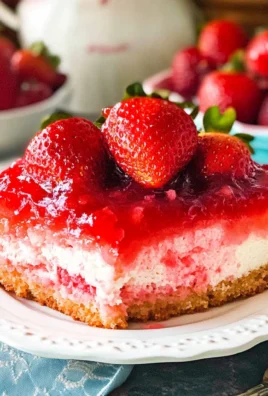 Upside Down Strawberry Cake