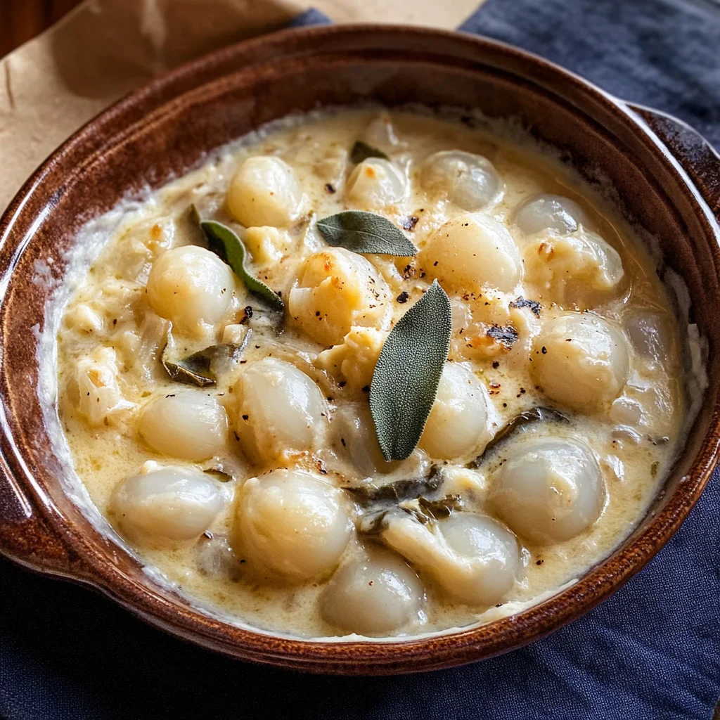 Anthony Bourdain's Creamed Pearl Onions Are Keeping Us Warm This Winter