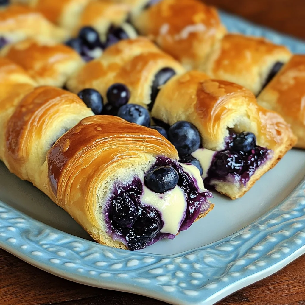 Blueberry Cheesecake Rolls