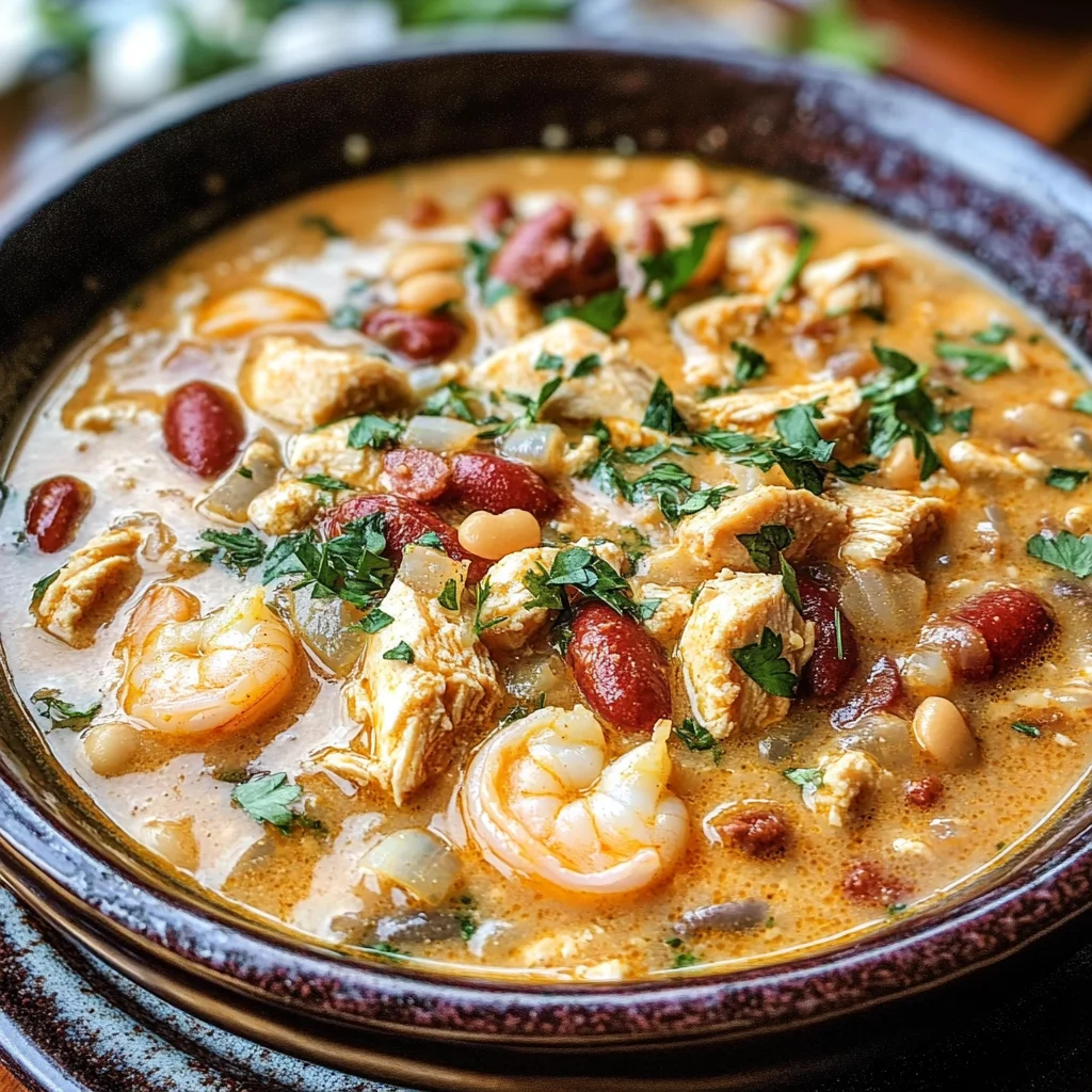 Cajun White Chicken Chili