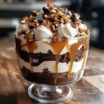 Caramel Cheesecake Brownie Trifle Delight