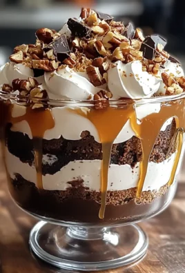 Caramel Cheesecake Brownie Trifle Delight