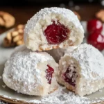 Cherry Snowball Cookies