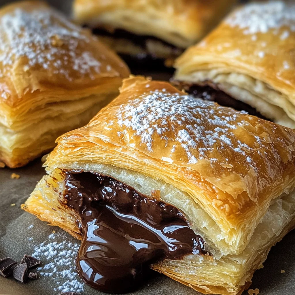 Chocolate Puff Pastries