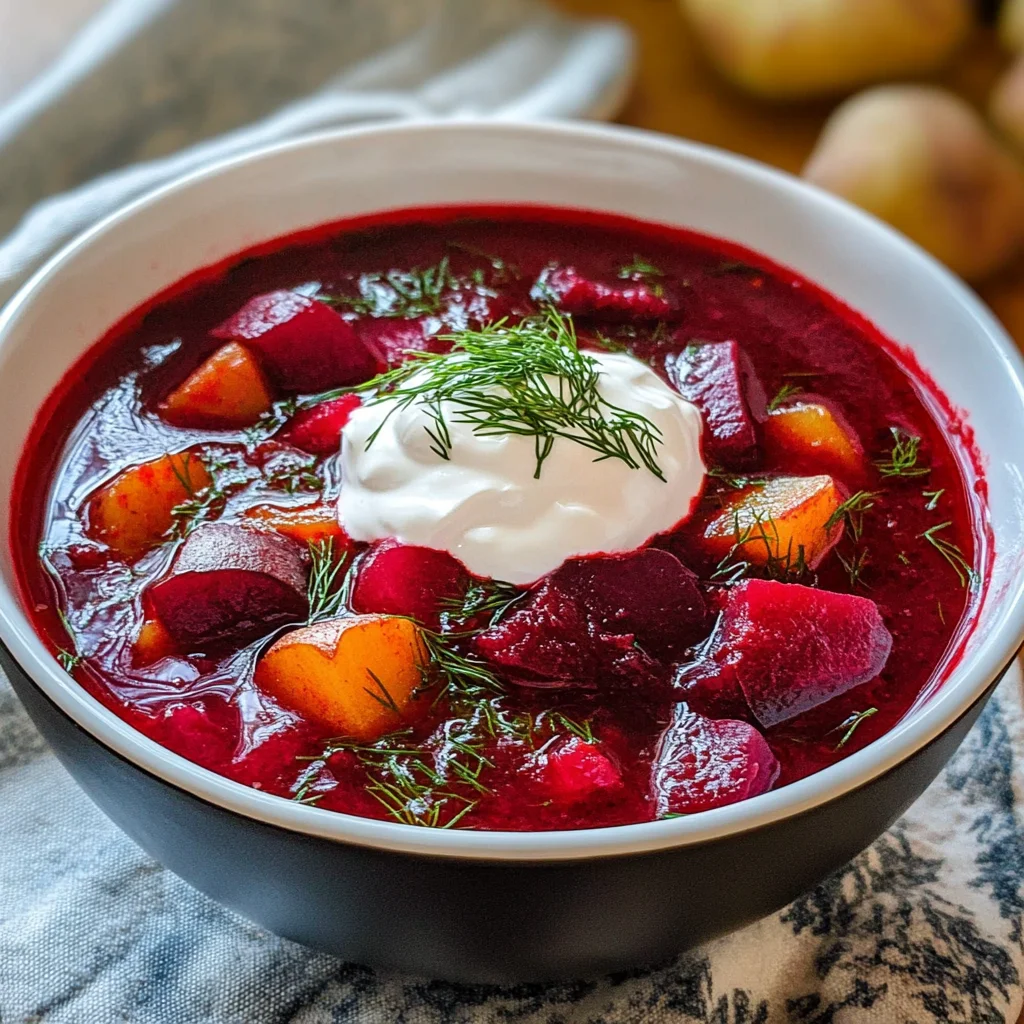 Classic Borscht Recipe (Beet Soup)