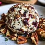 Cranberry Pecan Goat Cheese Ball