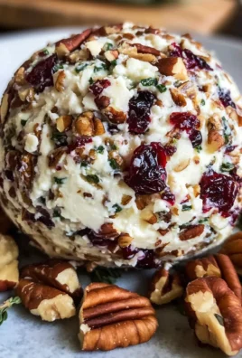 Cranberry Pecan Goat Cheese Ball