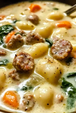 Creamy Sausage Gnocchi Soup