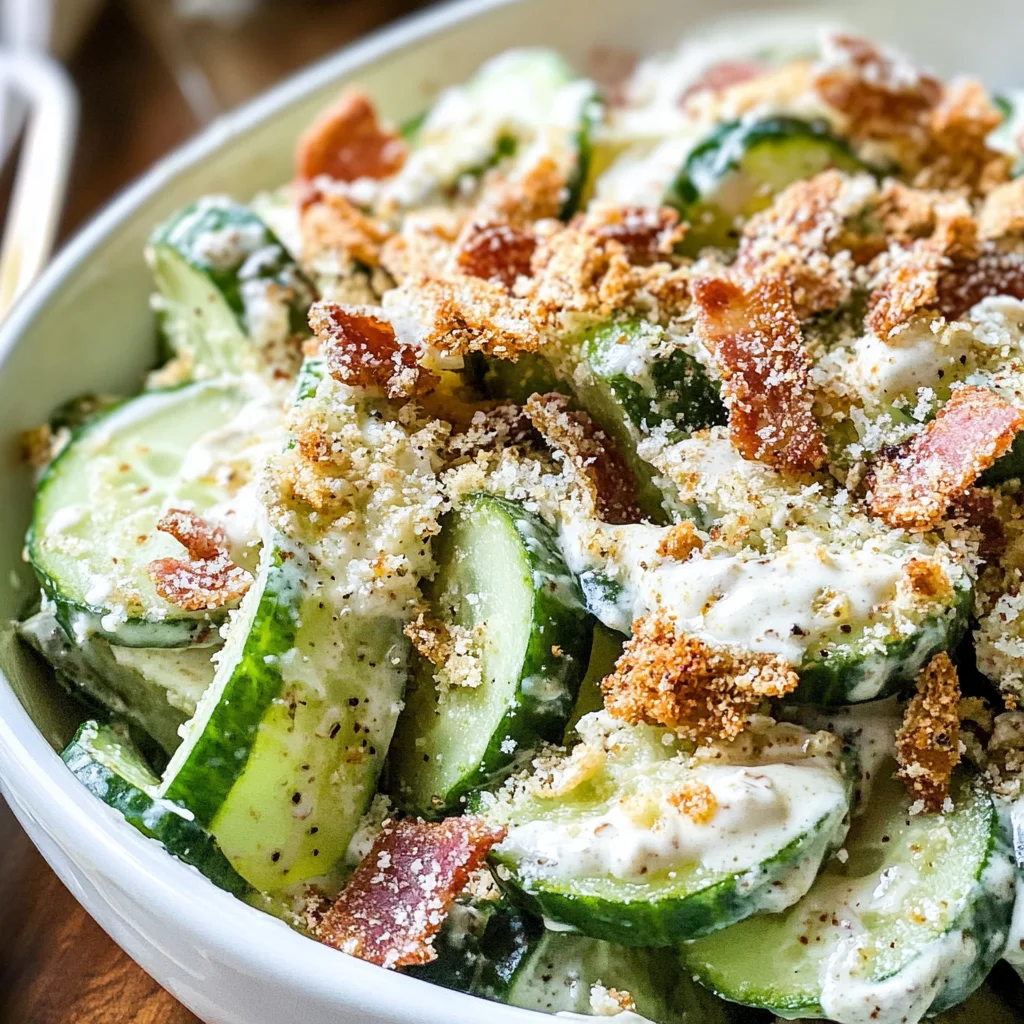 Cucumber Caesar Salad