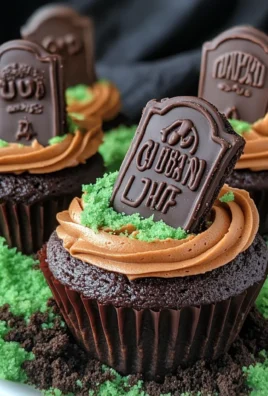 Halloween Graveyard Cupcakes