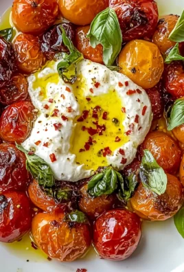 Juicy Roasted Tomatoes with Burrata