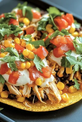 Mexican Rotisserie Chicken Tostadas