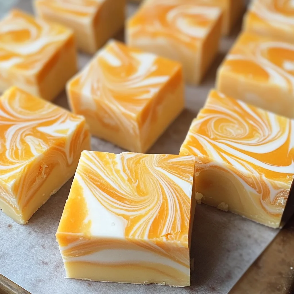 Orange Dreamsicle Fudge